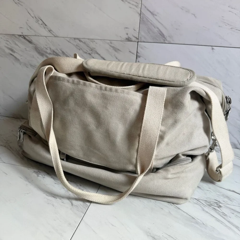 Lo & Sons The Catalina Deluxe Cotton Canvas Travel Tote & Weekender Bag